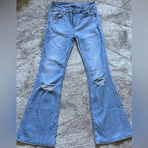 American Eagle Outfitters Light Blue Flare Jeans